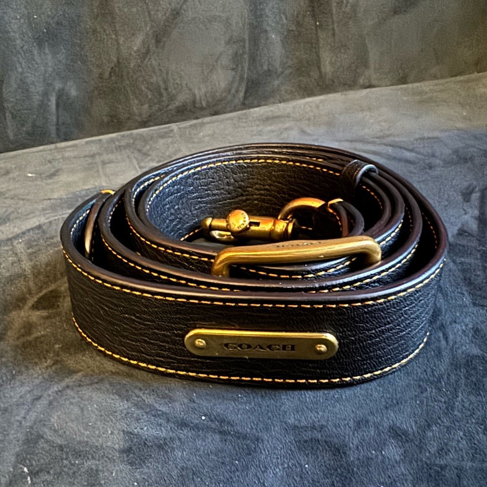 Coach Novelty Plaque Strap